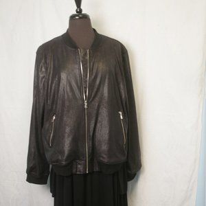 Lightweight Jacket - looks like leather, but is fabric